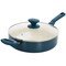 Spice By Tia Mowry Savory Saffron 16 Piece Ceramic Nonstick Cookware Set in Teal 96232.16RR - alternate 5