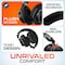 Delton Wireless Active Noise Cancelling Bluetooth Stereo Computer Headphones/Headset, Black M201 - alternate 5