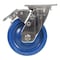 Vestil Solid Polyurethane Swivel With Total Brake Caster 6 In. x 2 In. 1200 lb Dark Blue CST-F-SS-6X2SP-SWTB - alternate 4