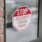 Signmission Stop Security Check Point, 4 inch X 4 inch, Vinyl Decal, 2PK OC-D-2PACK-4-230 - alternate 3