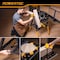 Powertec 2-in-1 Portable Folding Work Table & Sawhorse, 1000 lb Capacity with 8-Level Height Adjustment UT1015 - alternate 4