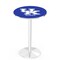 Holland Bar Stool Co 42" Chrome Kentucky "UK" Pub Table, 36" dia. Top L214C4236UKY-UK - alternate 1
