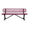 Leisure Craft Bench/Back, Surface Mount, 6ft., Burgundy B6WBSM-BURGUNDY - alternate 1