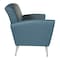 Office Star Products Lounge Seating Loveseat, Dillon Blue SL50552-R105 - alternate 3
