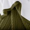 Lavish Home Cable Knit Throw Blanket 50x60 Soft & Cozy Blanket Throws with Cable Knit Pattern & Warm Sherpa 66-THROW60-G - alternate 2