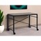 Homeroots 47" Brown and Black Writing Desk 491527 - alternate 3