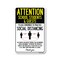 Signmission PSA School Students And Guests Practice Social Distancing 10in X 7in Wall Graphic, NS-RD-710-25411 OS-NS-RD-710-25411 - alternate 1