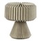 Jonathan Y Zelda 12.8" Modern Art Deco Paper Pleated Shade Accent LED Table Lamp, Natural JYL9107B - alternate 1