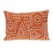Homeroots 14" X 20" Pink and Orange Geometric Cotton Throw Pillow 529295 - alternate 3