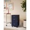 Space Solutions 14.25 in W 3 Drawer Mobile Vertical File Cabinet, Navy 24430 - alternate 7