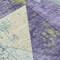Homeroots 8' X 10' Eggplant And Gold Geometric Washable Indoor Outdoor Area Rug 618712 - alternate 1