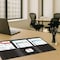 C-Line Products 8-1/2" x 11" Black Heavyweight 3-Pocket Poly Portfolios, 24EA/BX, 6BX/CT 33941-BX - alternate 2