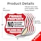 Signmission Private Property Shield Sign No Soliciti, 4 inch X 4 inch, Vinyl Decal, 5PK SHI-D-5PACK-4-452 - alternate 4