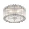 Euf Glasbury, Flush Mount, 5-Light, 18", Polished Nickel, Ribbed Glass 49185-027 - alternate 2
