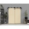 Sartodoors Barn Bypass Doors with 6.6ft Hardware, Planum 0010 Vertical Natural Veneer, Sturdy Heavy Duty Rails PLANUM0010BBB-VSH-4896 - alternate 1