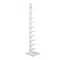 Homeroots 60" White Metal Ten Shelf Modern Tower Bookcase 400822 - alternate 3