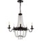Jonathan Y Nova 5-Light 21.5 in. Acrylic Beaded LED Chandelier, Bronze/Clear JYL9003A - alternate 3