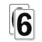 Signmission Sign with Number 6, 18'' X 24'' 2 Signs, Heavy Gauge Aluminum, 2PK A-1824-2PACK-22893 - alternate 1