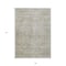 Homeroots 9' X 12' Linen And Gray Floral Washable Indoor Outdoor Area Rug 605745 - alternate 4