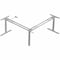 Monoprice Workstream by Triple Motor Height Adjustable Sit-Stand Corner Desk Fra 34829 - alternate 1