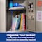 Lockermate By Bostitch Stac-A-Shelf Locker Organizer Shelf, Stackable, Extra Tall, Fits Standard Size School Lockers, Blue 5090-NVY - alternate 4