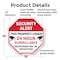 Signmission Security Alert This Property Under, 18 Inch X 18 Inch, Plastic Sign OC-P-18-184 - alternate 5
