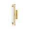 Hudson Valley Lighting Plandome 18 in. Integrated LED Bath and Vanity in Aged Brass 4718-AGB - alternate 1