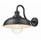 Z-Lite RLM 1-Light Outdoor Wall Light, 14 in W x 15.5 H, Sand Black 5026B-BK - alternate 5