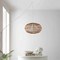 Jonathan Y Leo 17.5" 1-Light Farmhouse Coastal Rattan 180" Cord Plug-In or Hardwired LED Pendant, Brown JYL1402A - alternate 11