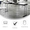 Flash Furniture 18 W, 70.8 L, 29 H, Metal, Plastic, Plastic: Polyethylene Top, Black RB-1872-BK-GG - alternate 5