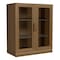 Homeroots 31in Brown Wood Accent Cabinet With Two Doors 691110 - alternate 3