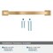 Amerock Candler 7-9/16 inch 192mm Center-to-Center Champagne Bronze Cabinet Pull BP29350CZ - alternate 2