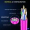 Maximm Cat6 Ethernet Cable 3ft 10Gbps 550MHz UTP, 20PK, Pink, 20PK CAT6CCA-3PN-20PK - alternate 4