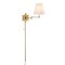 Jonathan Y David 18.5" 1-Light Modern French Country Swing Arm Plug-In or Hardwired Iron LED Star Wall Sconce w JYL6014B - alternate 4