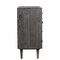 Homeroots 27" Dark Gray Solid Wood Four Drawer Dresser 489201 - alternate 3