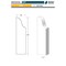 Reso Radiata pine, White, 85 in L, 0.375 in H, 1.375 in W, Primed RMC-916-85-3 - alternate 2