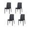 Lagoon Rue Resin Stackable Rattan Style Dining Chairs, 4PK 7025K4-SSLGS - alternate 1