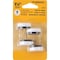 Shepherd Hardware Furniture Glide, Plastic, White, 4PK 9448 - alternate 2