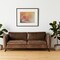 Homeroots 84" Dark Brown Rustic Leather Sofa 607319 - alternate 2
