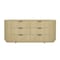 Manhattan Comfort Olivia 60in Double Dresser in Natural Oak and Black DR010-NO - alternate 3