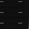 Homeroots 32" Black Three Drawer Dresser 543996 - alternate 4