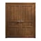 Sartodoors Interior Solid French Double Doors 60 x 96 inches, Ego 5012 Cognac Oak Veneer, Wood Interior Solid EGO5012DD-DKO-6096 - alternate 1