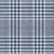 Homeroots 10' X 14' Navy Blue Ivory And Brown Plaid Washable Indoor Outdoor Area Rug 601493 - alternate 4