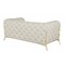 Homeroots 69in Beige And Gold Italian Leather Loveseat 477573 - alternate 3