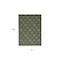 Homeroots 6' X 9' Dark Green And Light Green Trellis Indoor Outdoor Area Rug 545232 - alternate 4