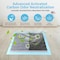 Scratchme FluffyDream Ultra Charcoal Dog Training Pads with Leak-Proof Quick-Dry Urine Odor Design for Potty PTPUPYPAD100MSCS - alternate 3