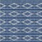 Homeroots 10' X 14' Navy Blue And Ivory Geometric Washable Indoor Outdoor Area Rug 599645 - alternate 5