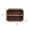 Homeroots 14" Brown Solid Wood One Drawer Floating Nightstand 712842 - alternate 3