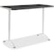 Iceberg ARC Adjustable Table, Granite Thermal Fused Melamine Top, Silver Steel Frame, 30 in D x 60 in W 69317 - alternate 1
