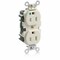 Leviton Straight Blade Receptacle, 5-15R, 15 A, 125V AC, Surface Mount, Self-Grounded M8200-HT - alternate 1